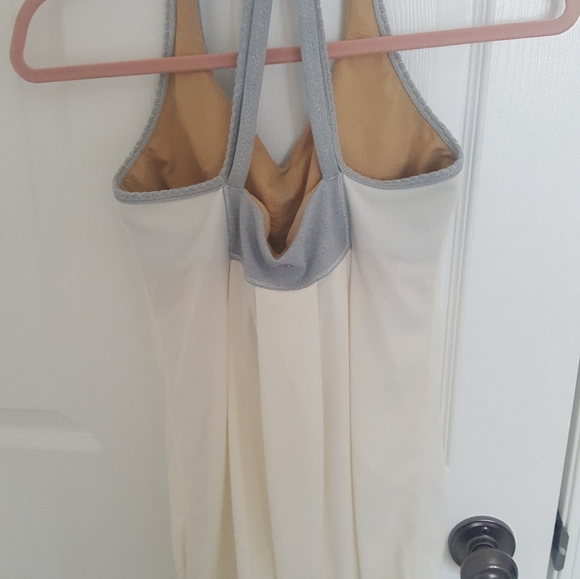 Lululeemon Racerback Drawstring white and grey - Picture 5 of 5